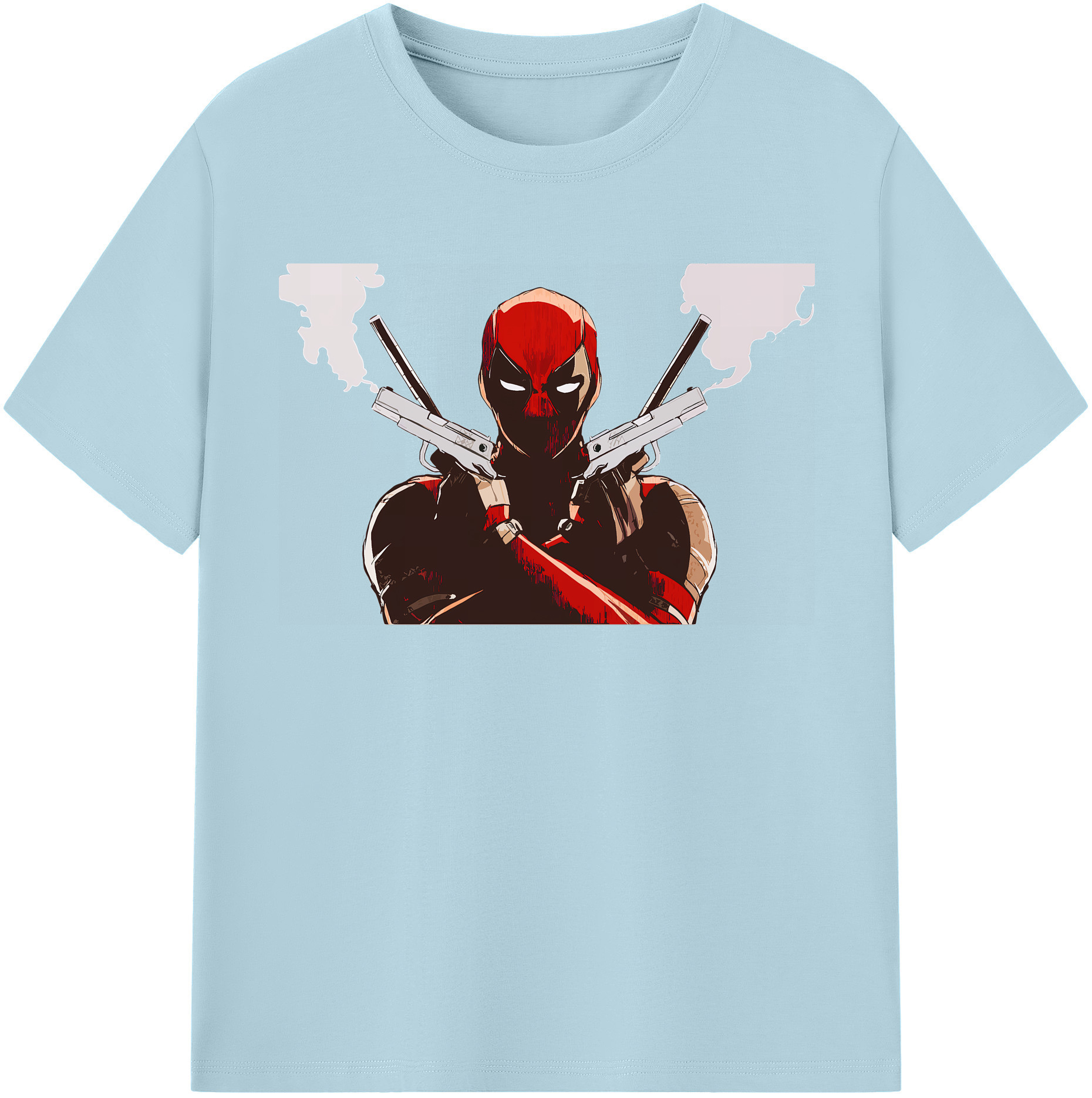 （画像用） Deadpool デッドプール 綿100％半袖Tシャツ（フロントプリント）